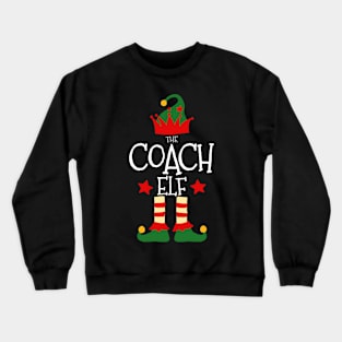 Coach Elf Matching Family Group Christmas Party Pajamas Crewneck Sweatshirt